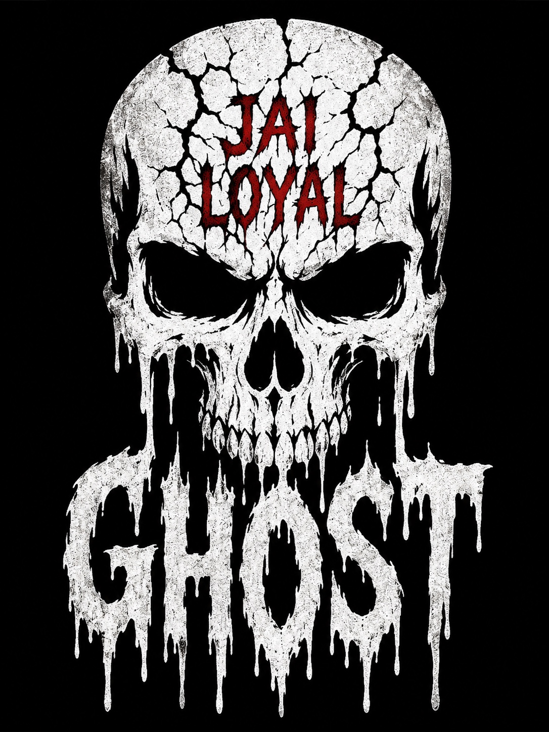 Jai Loyal / Ghost skull artwork