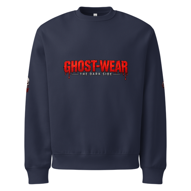 Blue GHOST-WEAR oversized heavyweight sweatshirt