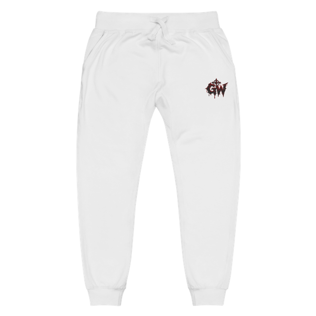 White GHOST-WEAR essential joggers